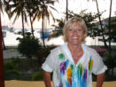 Claudine - Boss at "Maria's French Terrace" on the island of Bequia
