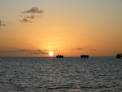 A beautiful sunset was there waiting for us after anchoring at Forte de France in Martinique on Wednesday 22nd October