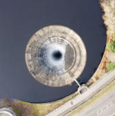 Ladybower Reservoir "Plughole" from my drone