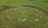 The 6000BC Arbor Low Stone Circle from my drone