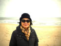Good friend Su-Mei on the beach at Ocean City