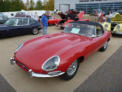Splendid Jaguar "E" Type at a motor show