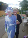 The Queen at her Jubilee Celebrations, with my cousin Jackie