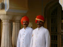Staff at the City Palace Hotel, Jaipur