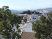 Overlooking the town from its highest point